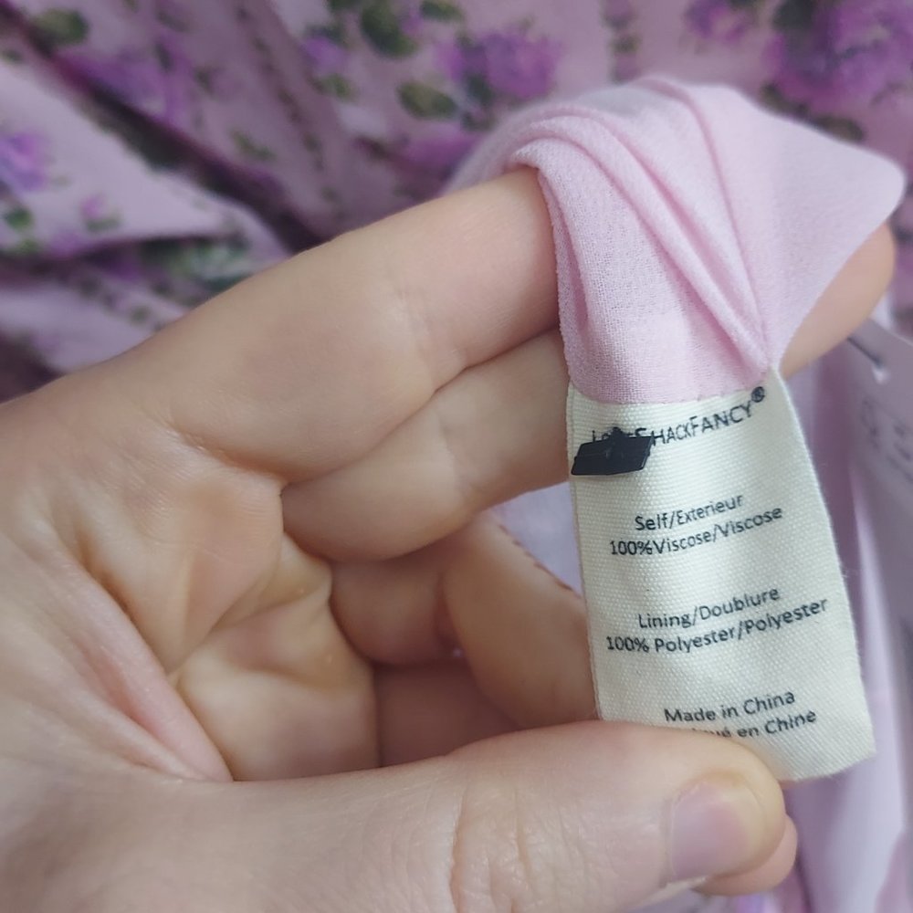 LoveShackFancy Pink Floral Mini Dress - Picture 10 of 13